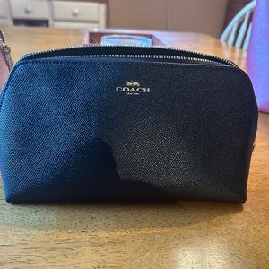 COACH Black Large cosmetic bag